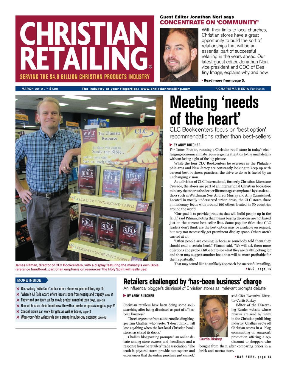 Christian Retailing Magazine Subscription Renewal Gift
